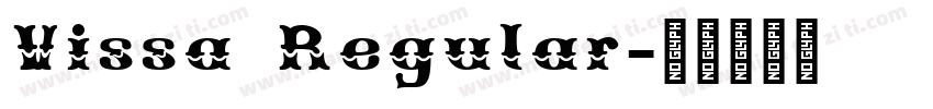 Vissa Regular字体转换
